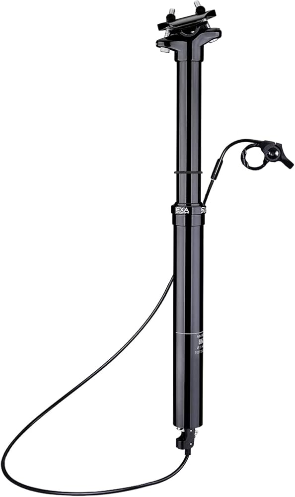 Handlebar controlled adjustable seat-post (with air suspension)